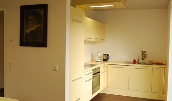 Kitchen in one of the Design apartments - fully equipped